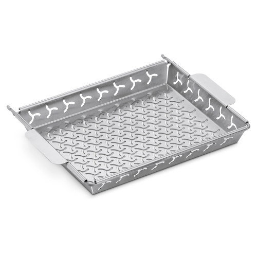 Elevations Tiered Cooking System Grillkorb mit Halter
für Elevations Tiered Cooking System aus Edelstahl